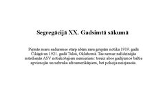 Prezentācija 'Segregācija ASV XX. Gadsimtā', 2.