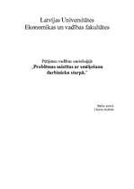 Referāts 'Problēmas, kas saistītas ar smēķēšanu darbinieku starpā', 1.