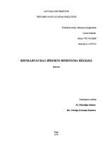 Referāts 'Reinkarnācijas jēdziens hinduisma reliģijā', 1.