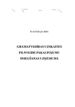 Referāts 'Grāmatvedības uzskaites pilnveide pakalpojumu sniegšanas uzņēmumā', 1.