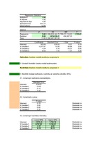 Paraugs 'Ekonomiskā prognozēšana. Optimālais ienākumu modelis, izmantojot rīku "Regressio', 2.