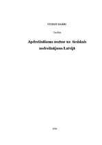 Referāts 'Apdrošināšanas nozīme un tiesiskais nodrošinājums Latvijā', 1.