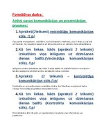 Konspekts 'Attīsti savas komunikācijas un prezentācijas prasmes', 1.