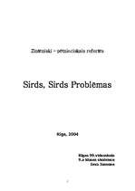 Referāts 'Sirds, sirds problēmas', 1.