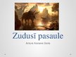 Prezentācija 'Grāmatas "Zudusī pasaule" analīzes prezentācija', 1.