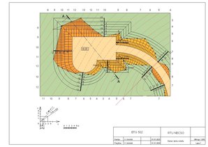 Paraugs 'Inženierkomunikāciju datorgrafika. Zemes darbu robežas noteikšana', 1.