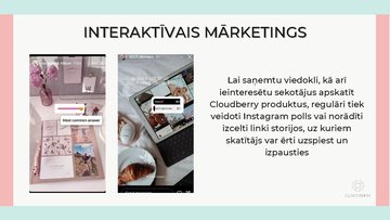 Prezentācija 'Integrētās mārketinga komunikācijas novērtēšana - Cloudberry', 11.