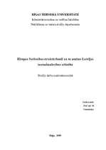 Referāts 'Eiropas Savienības struktūrfondi un to nozīme Latvijas tautsaimniecības attīstīb', 1.