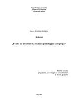 Referāts 'Patība un identitāte kā sociālās psiholoģijas kategorijas', 1.