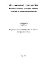 Referāts 'Uzņēmuma "Grindeks" SVID analīze un attīstības stratēģijas izstrādāšana', 1.