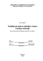 Referāts 'Nodokļu un nodevu attīstības vēsture Latvijas teritorijā', 1.