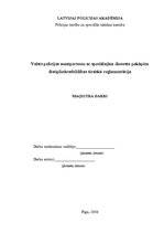 Diplomdarbs 'Valsts policijas amatpersonu ar speciālajām dienesta pakāpēm disciplināratbildīb', 1.