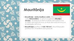 Prezentācija 'Pētnieciskais darbs par Mauritāniju', 2.