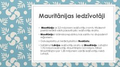 Prezentācija 'Pētnieciskais darbs par Mauritāniju', 3.