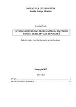 Referāts 'Latvijas Republikas proklamēšana un pirmie tiesību akti Latvijas Republikā', 1.