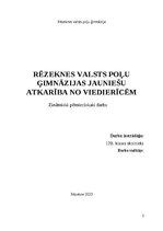 Referāts 'Rēzeknes Valsts poļu ģimnāzijas jauniešu atkarība no viedierīcēm', 1.