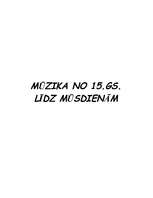 Referāts 'Mūzika no 15.gs. līdz mūsdienām', 1.