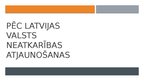 Prezentācija 'Latvieši trimdā', 23.