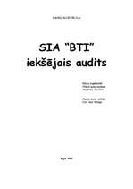 Referāts 'Iekšējais audits tūrisma uzņēmumā', 1.