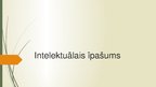 Prezentācija 'Intelektuālais īpašums', 1.