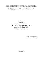 Referāts 'Revīzijas procesa nepieciešamība', 1.