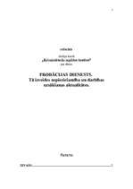 Referāts 'Probācijas dienests. Tā izveides nepieciešamība un darbības uzsākšanas aktualitā', 1.