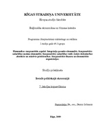 Konspekts 'Starptautiskās sadarbības nozīme ekonomikā. Ārējās tirdzniecības absolūtās un re', 1.