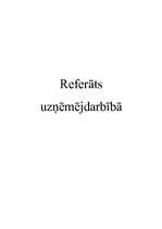 Referāts 'Uzņēmējdarbības vide', 1.