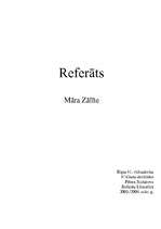 Referāts 'Māra Zālīte', 1.