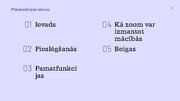 Prezentācija 'Ievads par Zoom tiešsaistes rīku', 2.