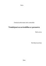 Referāts 'Vienādojumi un nevienādības ar parametru', 1.