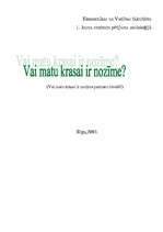 Referāts 'Vai matu krāsai ir nozīme partneru izvelē', 1.