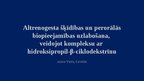 Konspekts 'Altrenogesta šķīdības un perorālās biopieejamības uzlabošana,  veidojot kompleks', 10.