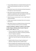 Konspekts 'The Global Drug Prohibition Debate: Has the "War on Drugs" Reached Tipping Point', 4.