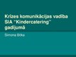 Referāts 'Krīzes komunikācijas vadība SIA "Kindercatering" gadījumā', 55.