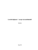 Referāts 'Latviešu leģionāri – varoņi vai noziedzinieki?', 1.