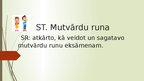 Prezentācija 'Kā izveidot un izvēlēties 9.klases mutvārdu runu un tās tematu?', 1.