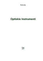 Referāts 'Optiskie instrumenti', 1.