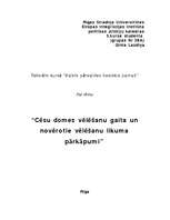 Referāts 'Cēsu domes vēlēšanu gaita un novērotie vēlēšanu likuma pārkāpumi', 1.