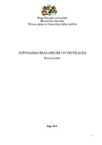 Referāts 'Apkure un ventilācija dzīvojamā mājā', 1.