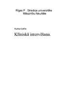 Prakses atskaite 'Klīniskā intervija', 1.