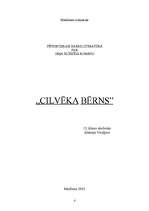 Konspekts '"Cilvēka bērns" - jautājumi un atbildes', 4.