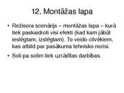 Konspekts 'Pasākumu organizācija', 12.