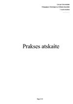 Prakses atskaite 'Prakses atskaite', 1.