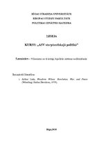 Eseja 'Kā A.Links grāmatā par Vudro Vilsonu skaidro prezidenta nostāju attiecībā uz nac', 1.