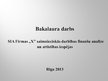 Prezentācija 'SIA firmas "X" saimnieciskās darbības finanšu analīze un attīstības iespējas', 1.