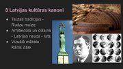 Prezentācija 'Latvijas kultūras kanoni', 2.