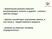 Referāts 'Экспертиза мифов о жевательной резинке', 60.