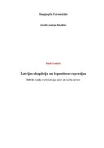 Referāts 'Latvijas okupācija un ārpustiesas represijas', 1.