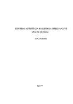 Diplomdarbs 'Izturības attīstīšana basketbola spēles apguvē sporta stundās', 1.